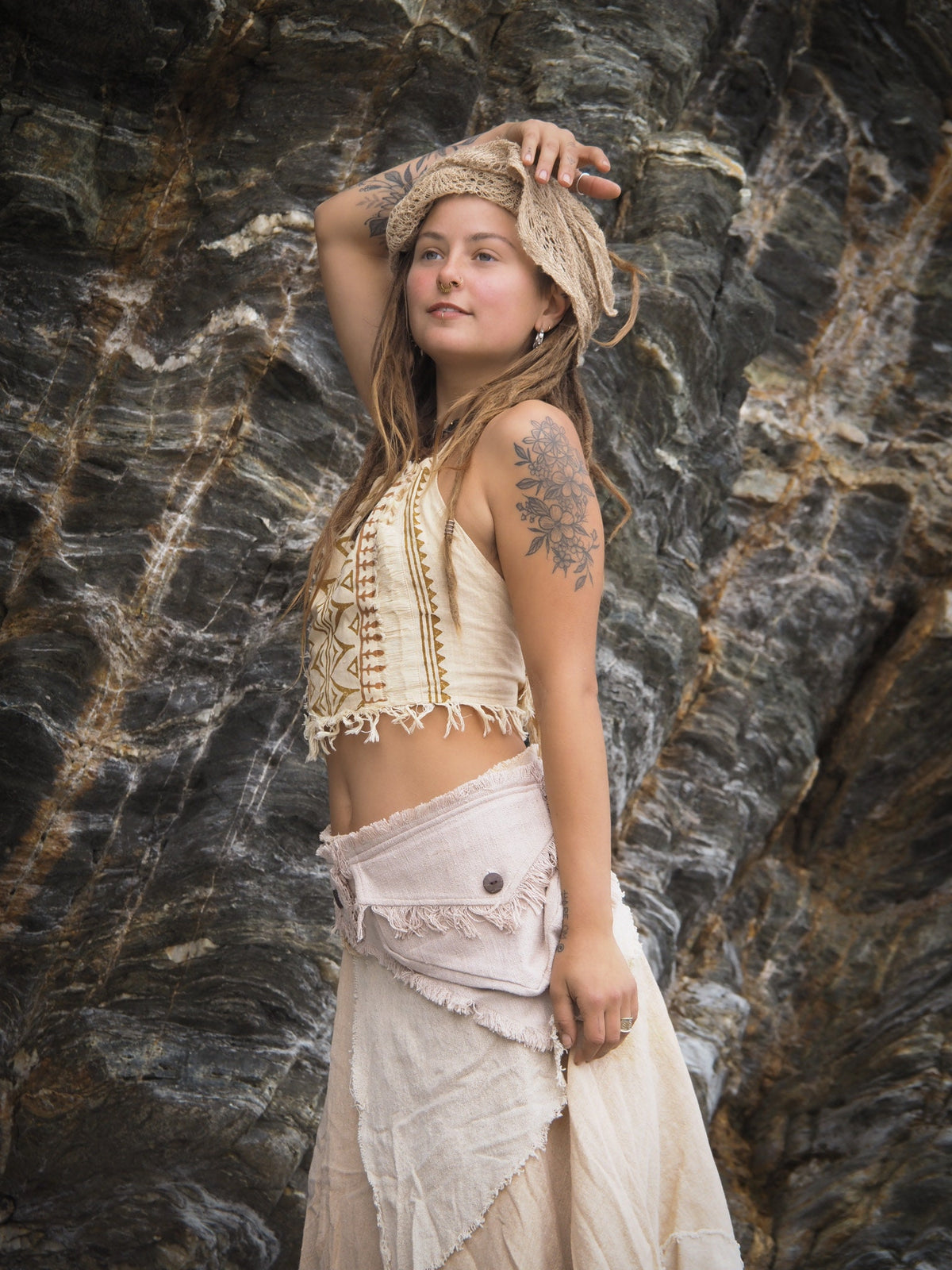 Tribal Raw Silk Pocket Belt, Fringed Pocket Belt, Raw Silk Pocket Belt, Bum bag, Waist Bag, Belt Bag, Festival Bag, Hippie, Psytrance, Yoga