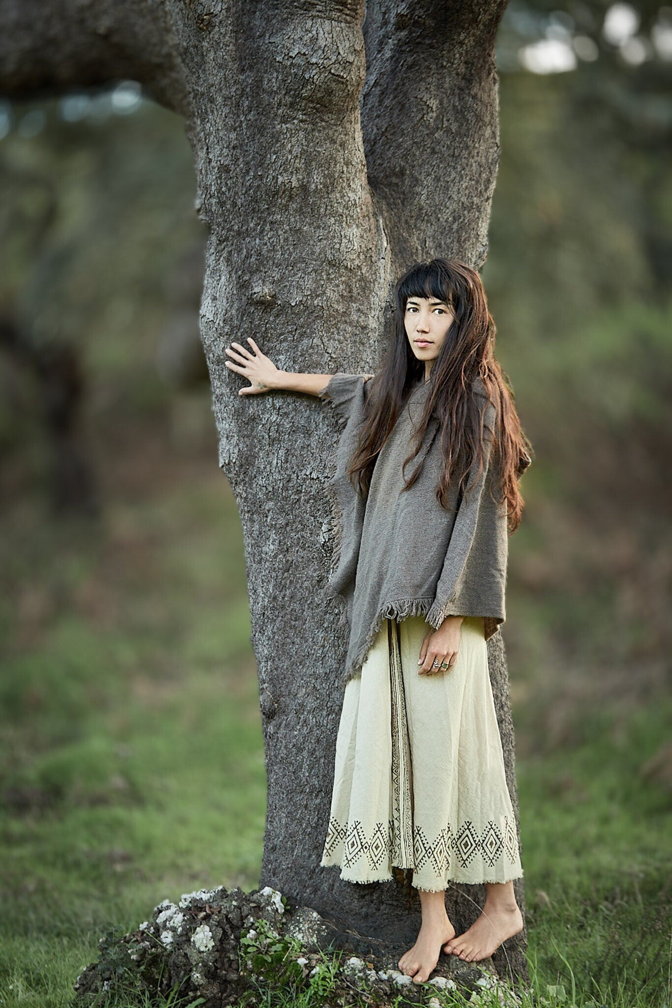 Unisex Wool Poncho