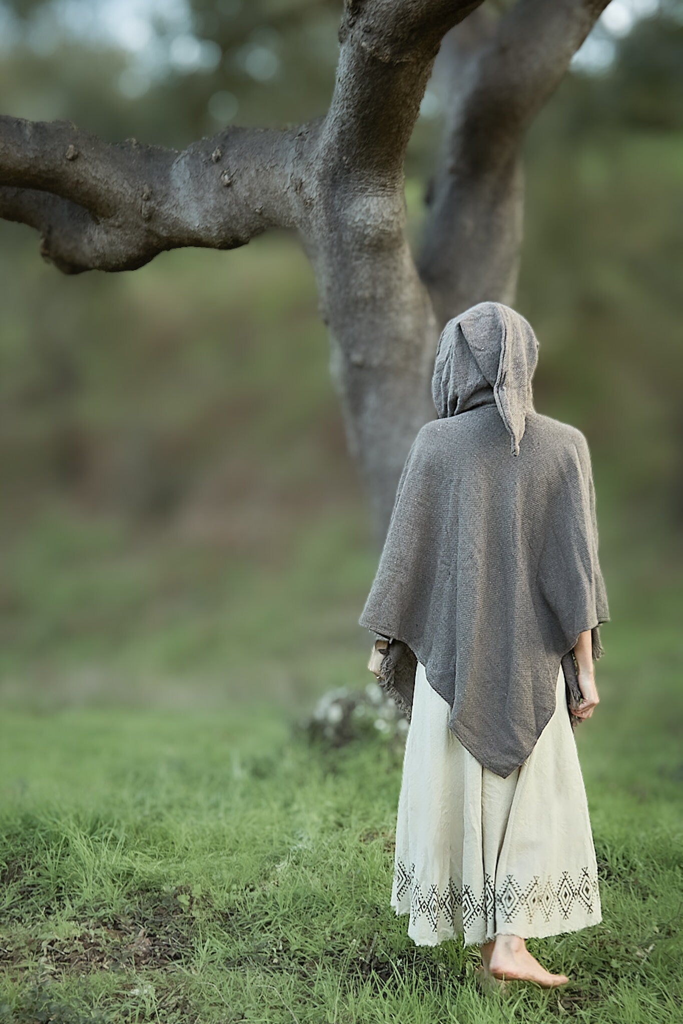 Unisex Wool Poncho
