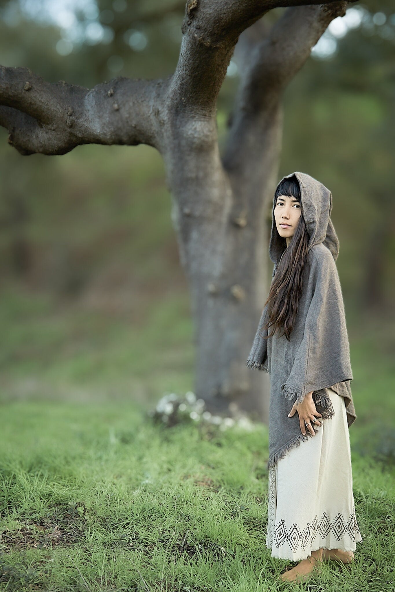 Unisex Wool Poncho