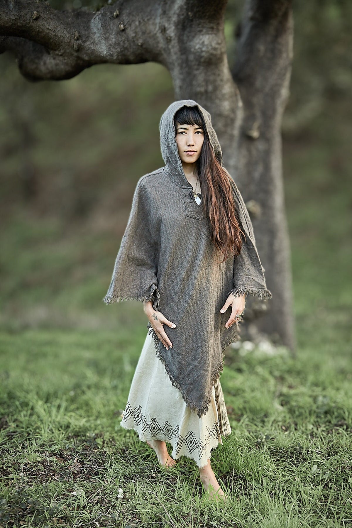 Unisex Wool Poncho