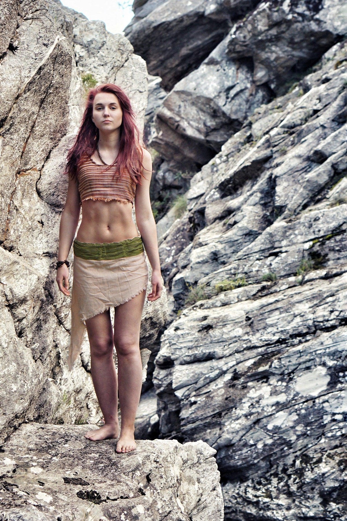Earthy Pixie Skirt, Boho Festival Skirt, Fairy Skirt, Tribal Skirt, Short Skirt, Natural Clothing, Hippie Skirt, Elven Skirt, Pixie Clothing