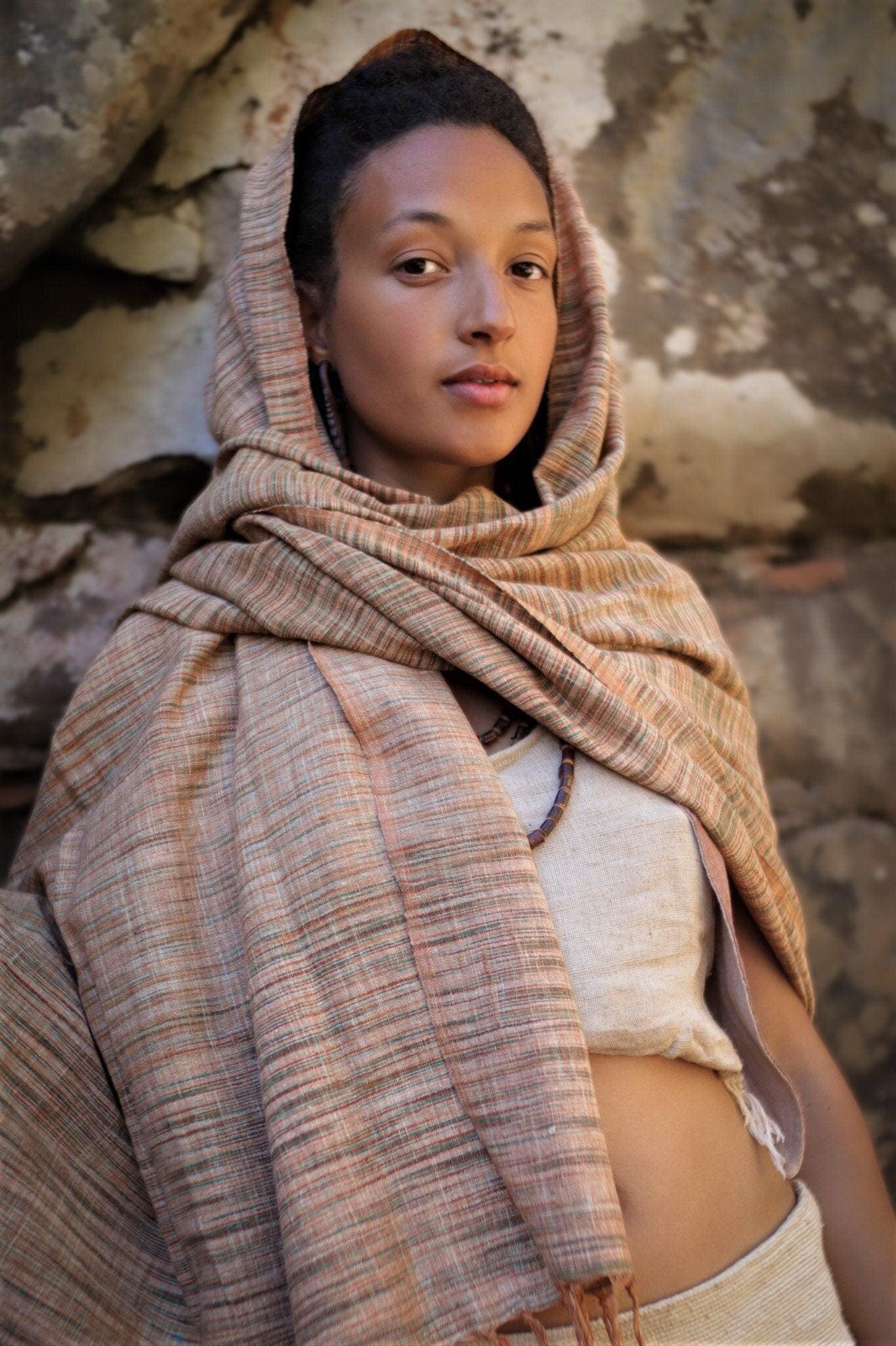 Earthy Khadi Shawl