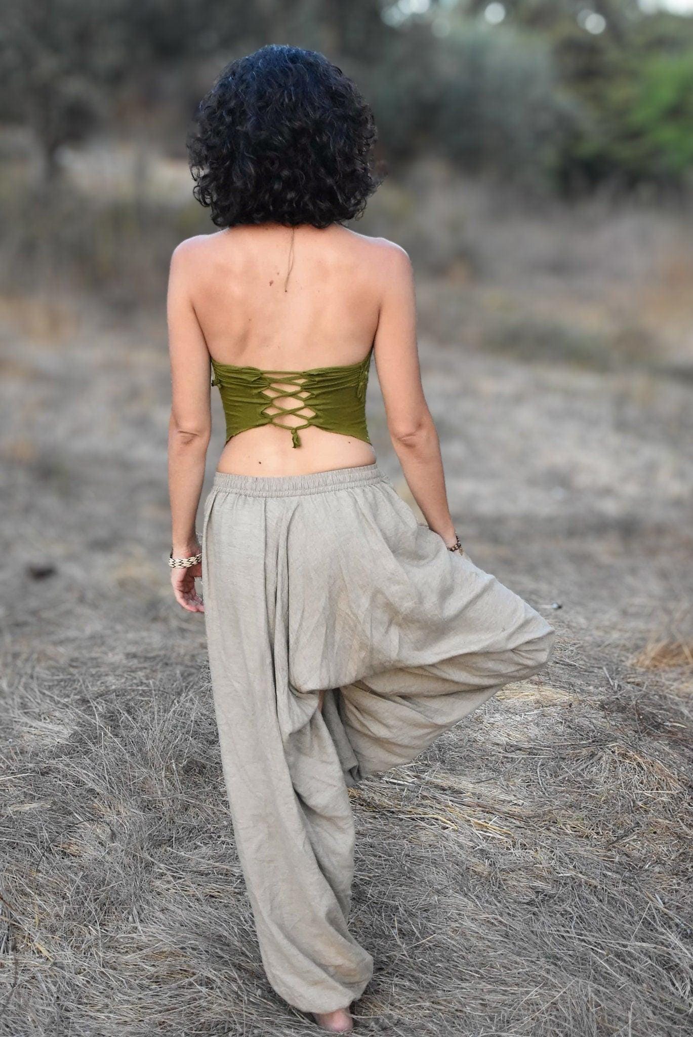 Linen Harem Pants, Earthy Clothing, Linen Yoga Pants, Loose Pants, Linen Clothing, Boho Pants, Beach Pants, Baggy Pants, Natural Clothing