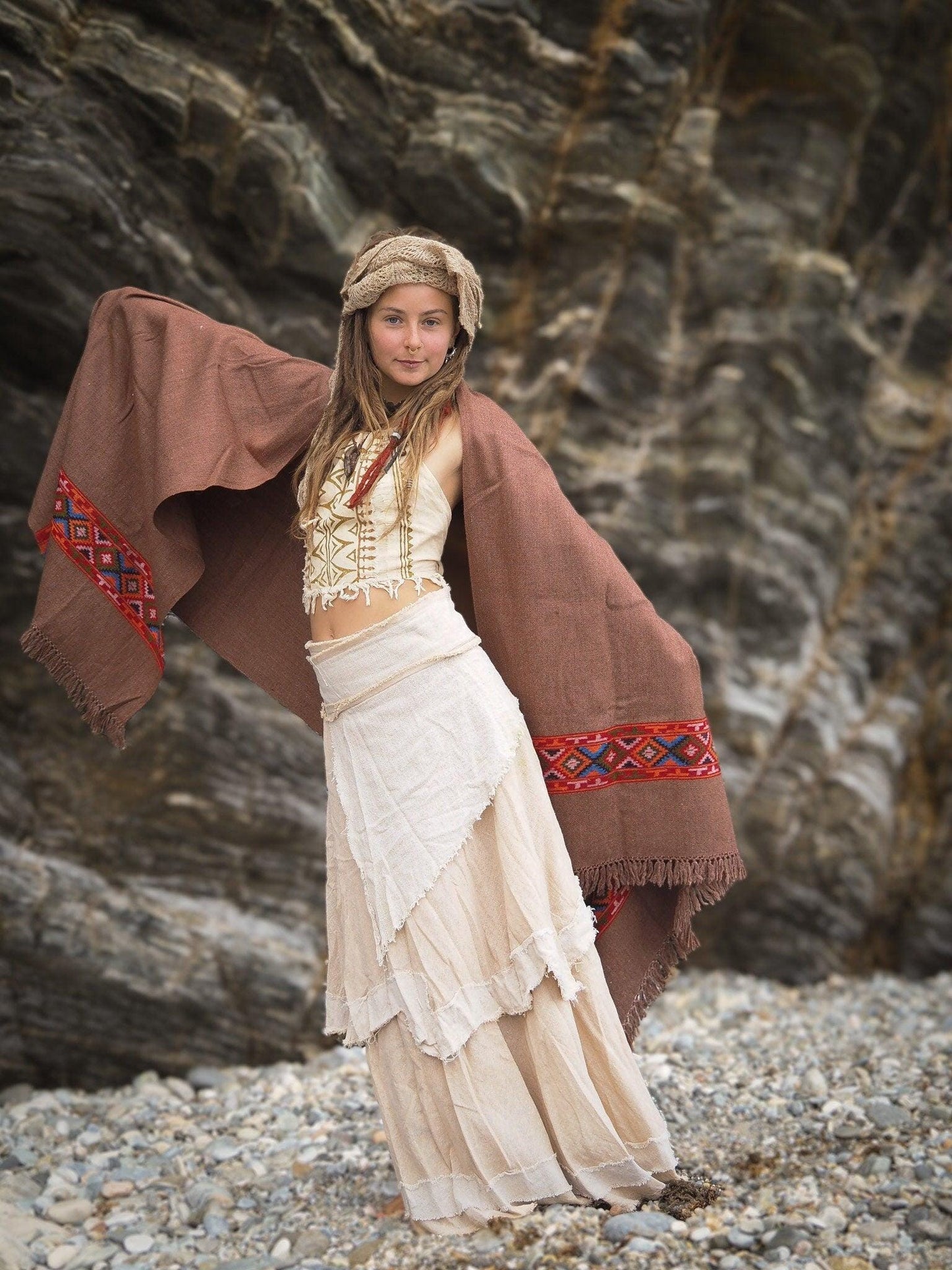 Woolen Kullu Shawl