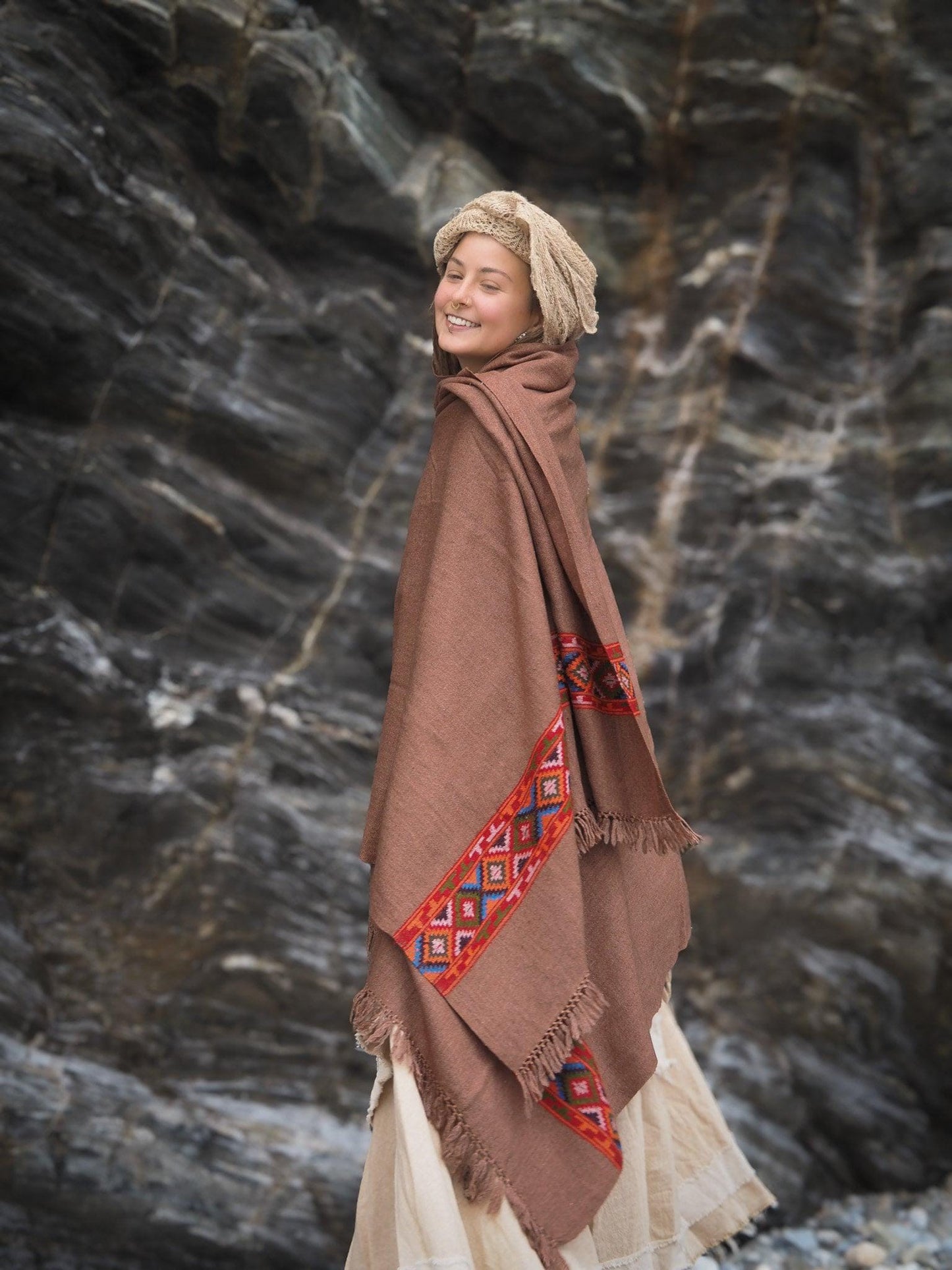 Woolen Kullu Shawl