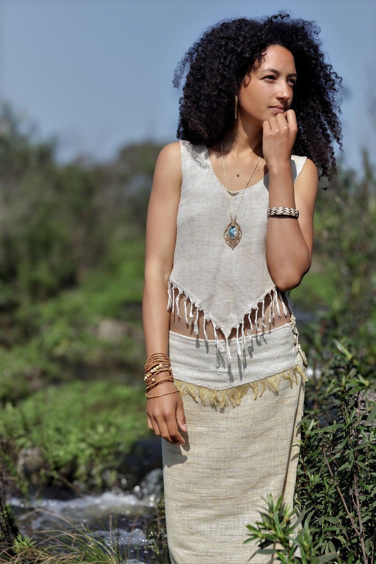 Khadi Raw Silk Ceremonial Skirt, Khadi Frayed Skirt, Raw Silk Skirt, Boho Maxi Skirt, Long Bohemian Wrap Skirt, Tribal Festival Clothing