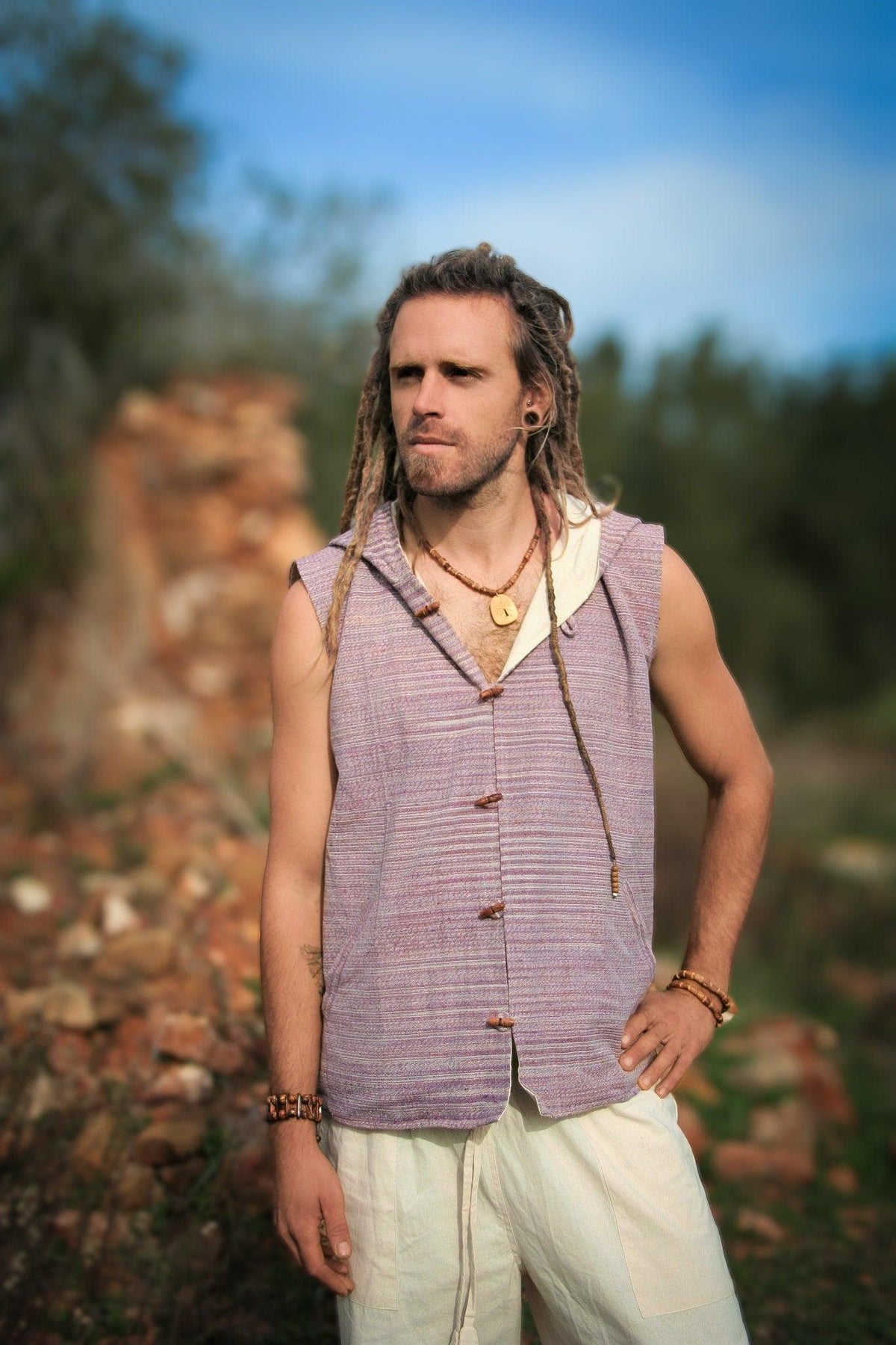 Men Boho Vest