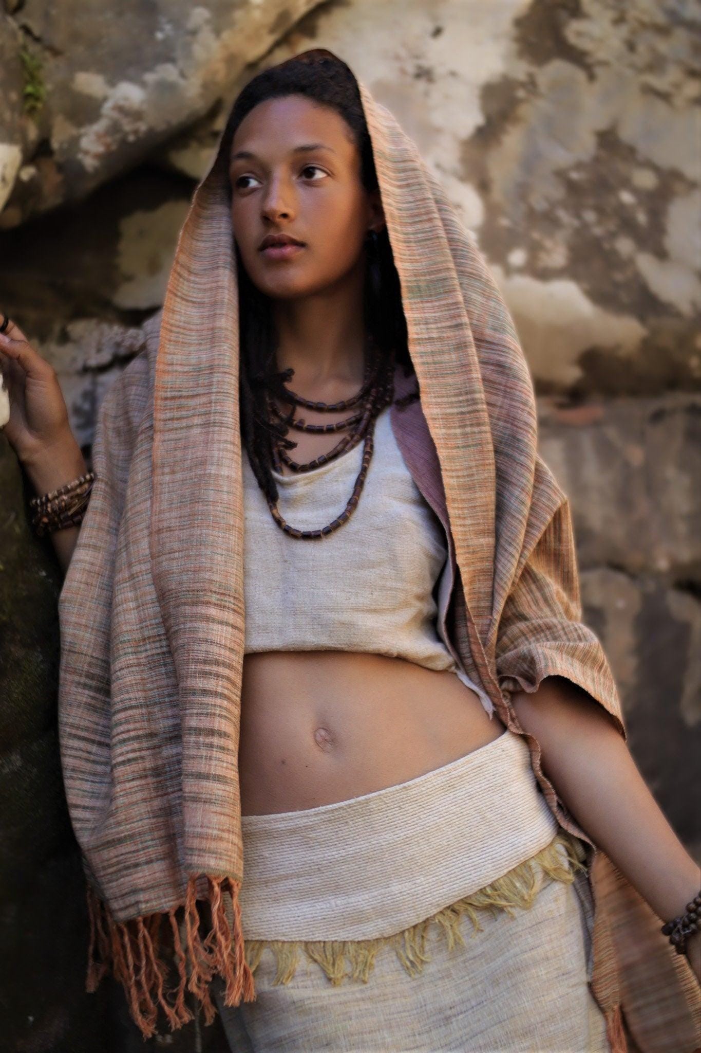 Earthy Khadi Shawl