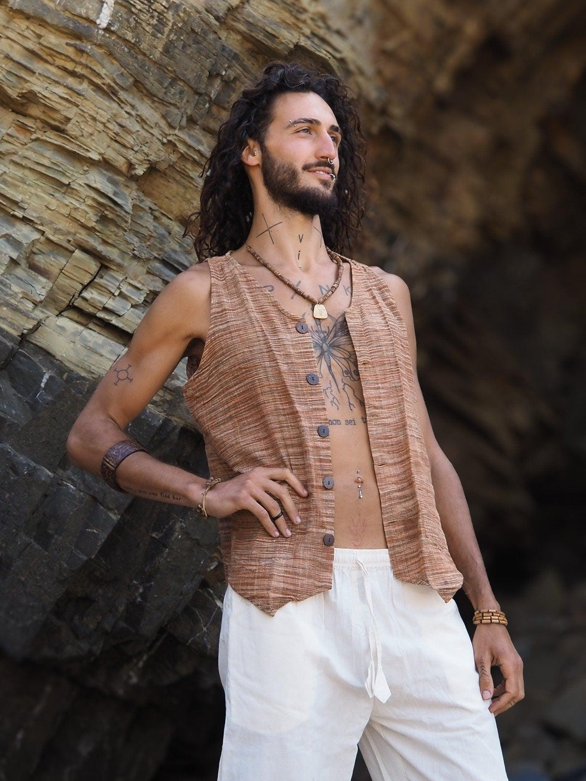 Men's Khadi Vest