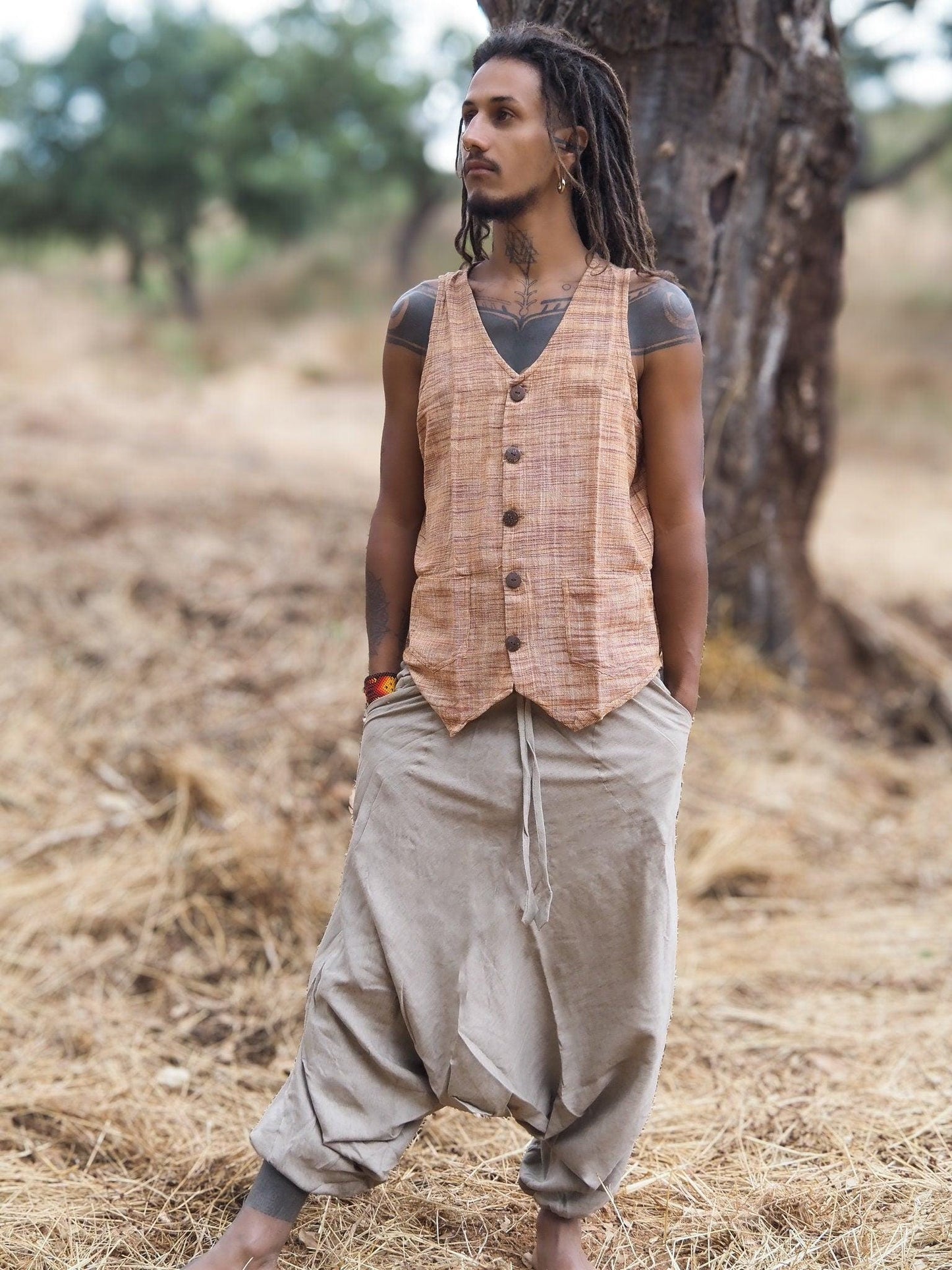 Linen Harem Pants, Earthy Clothing, Linen Yoga Pants, Loose Pants, Linen Clothing, Boho Pants, Beach Pants, Baggy Pants, Natural Clothing