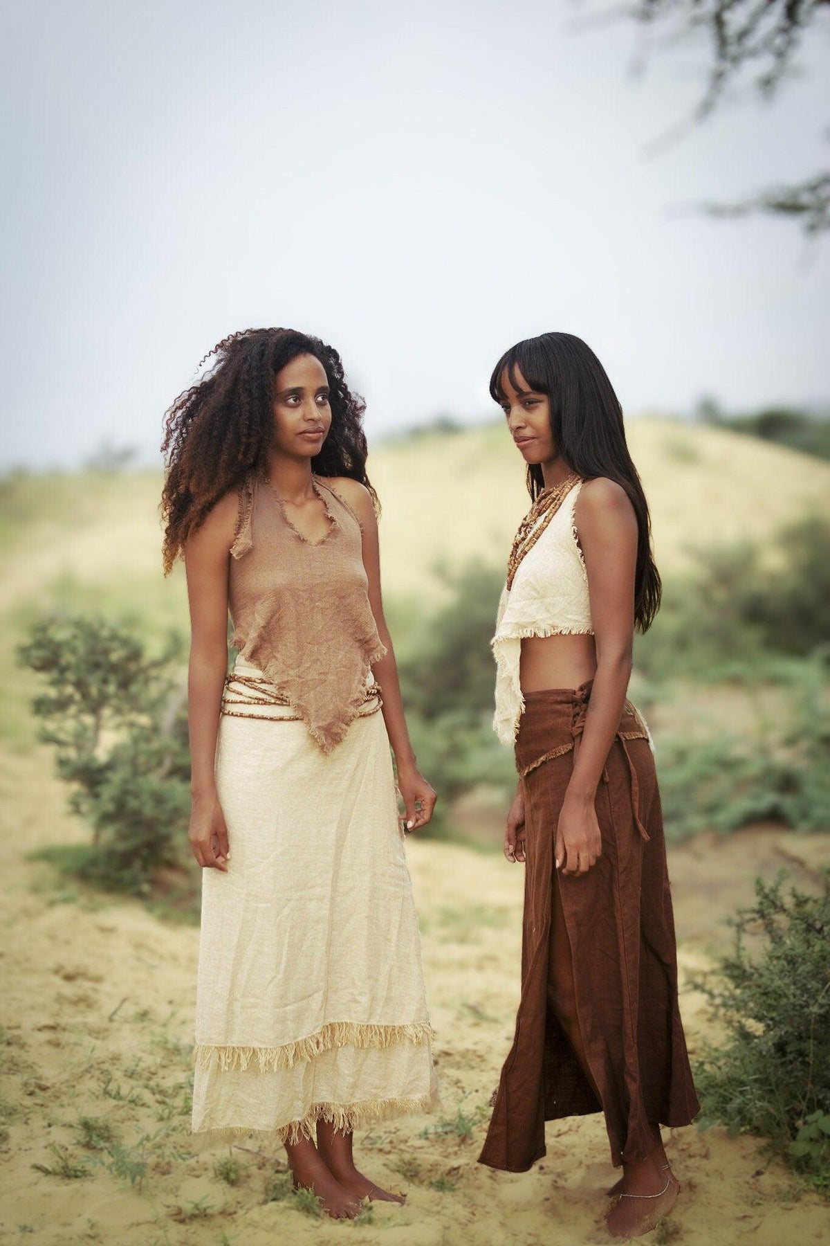 Earthy Jute Halter Top