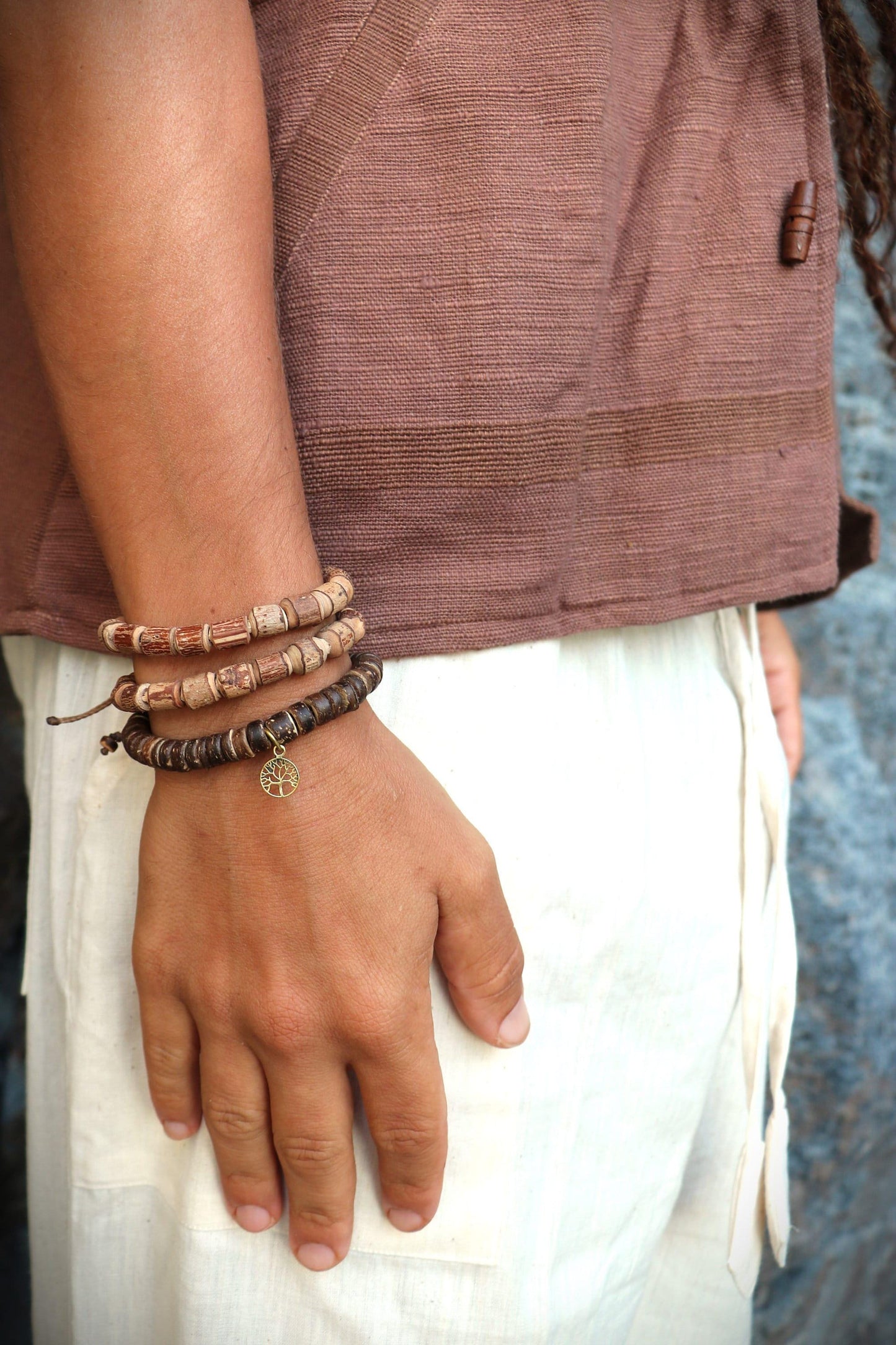 Coconut Tree of Life Bracelet