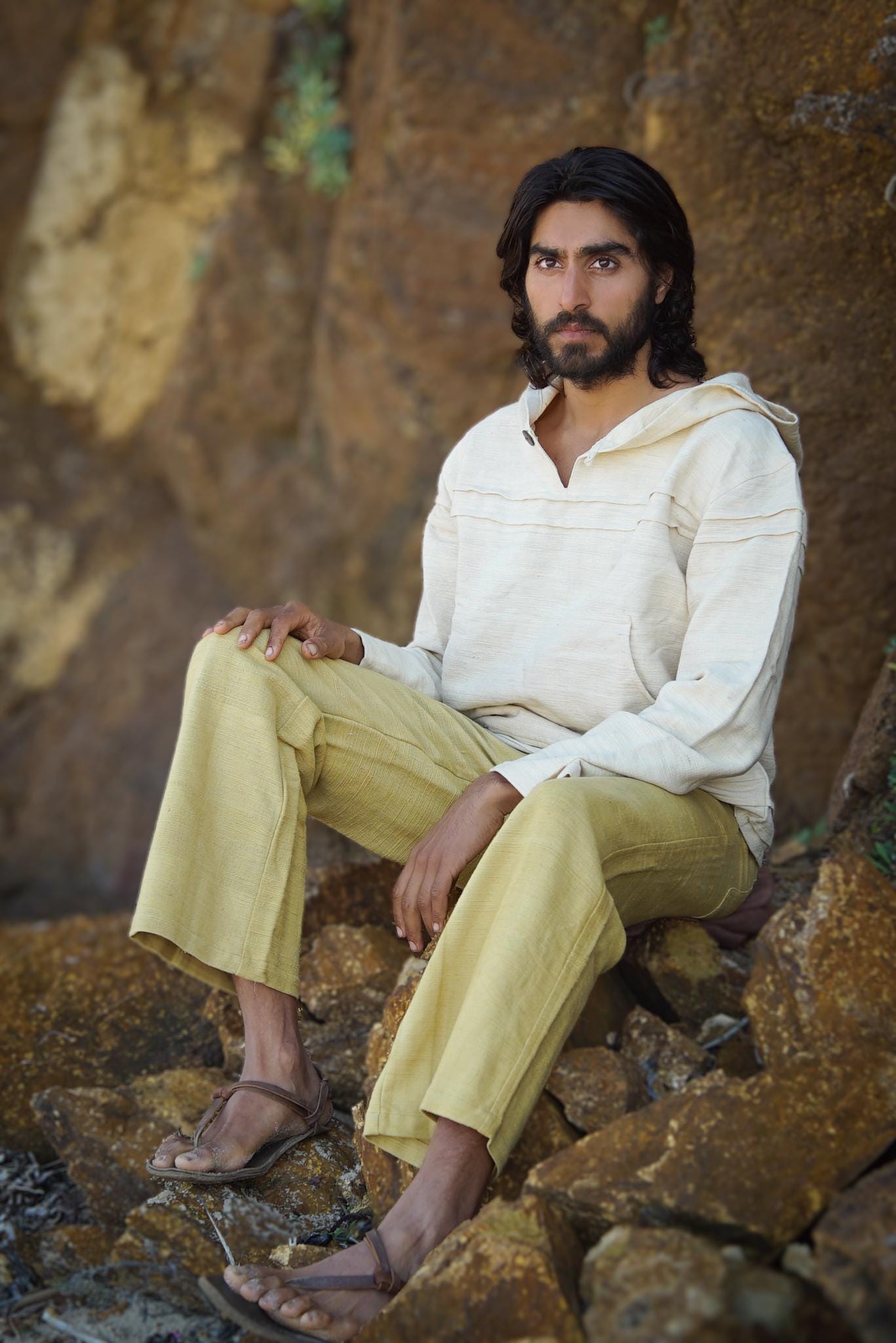 Natural Dye Men Pants