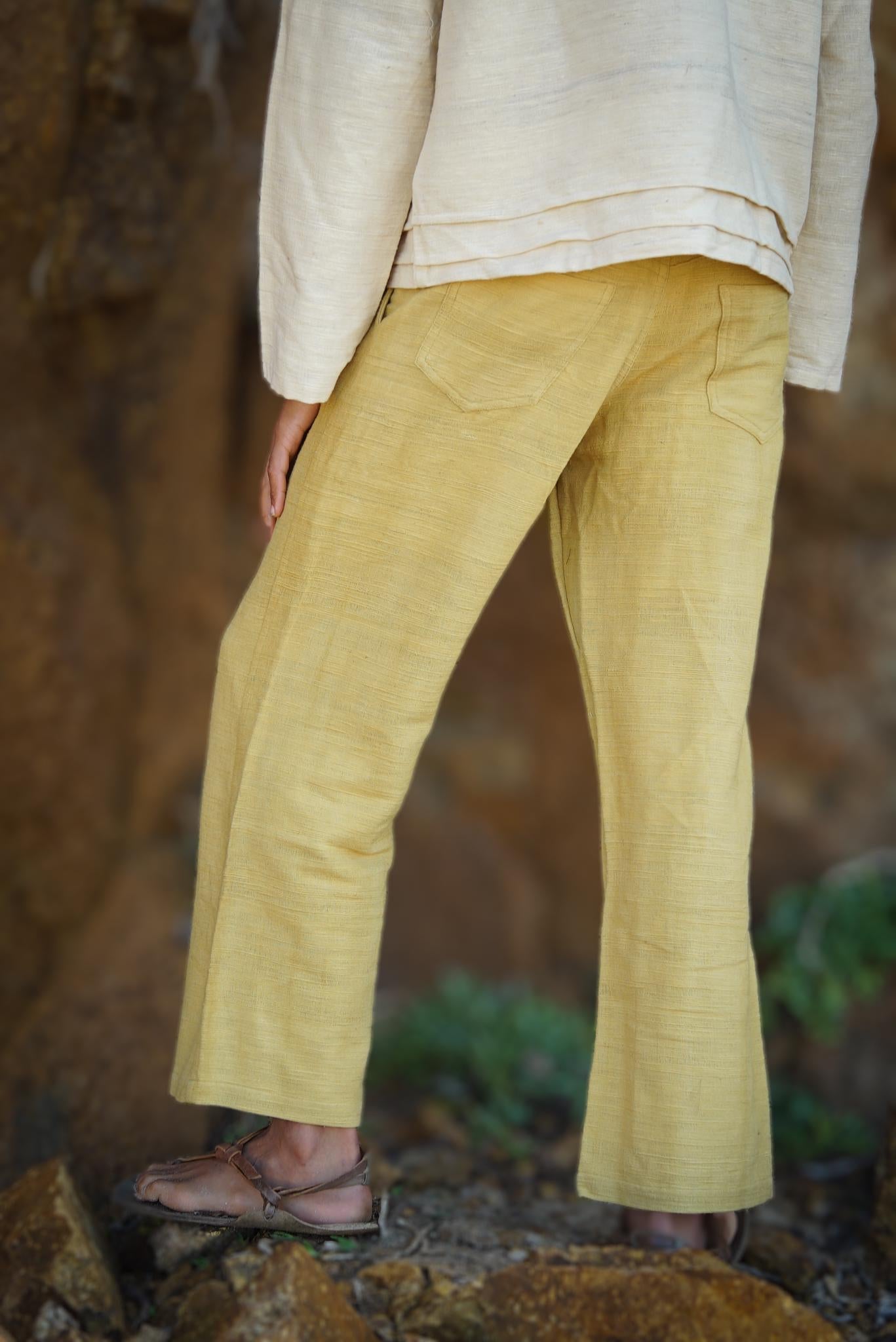 Natural Dye Men Pants