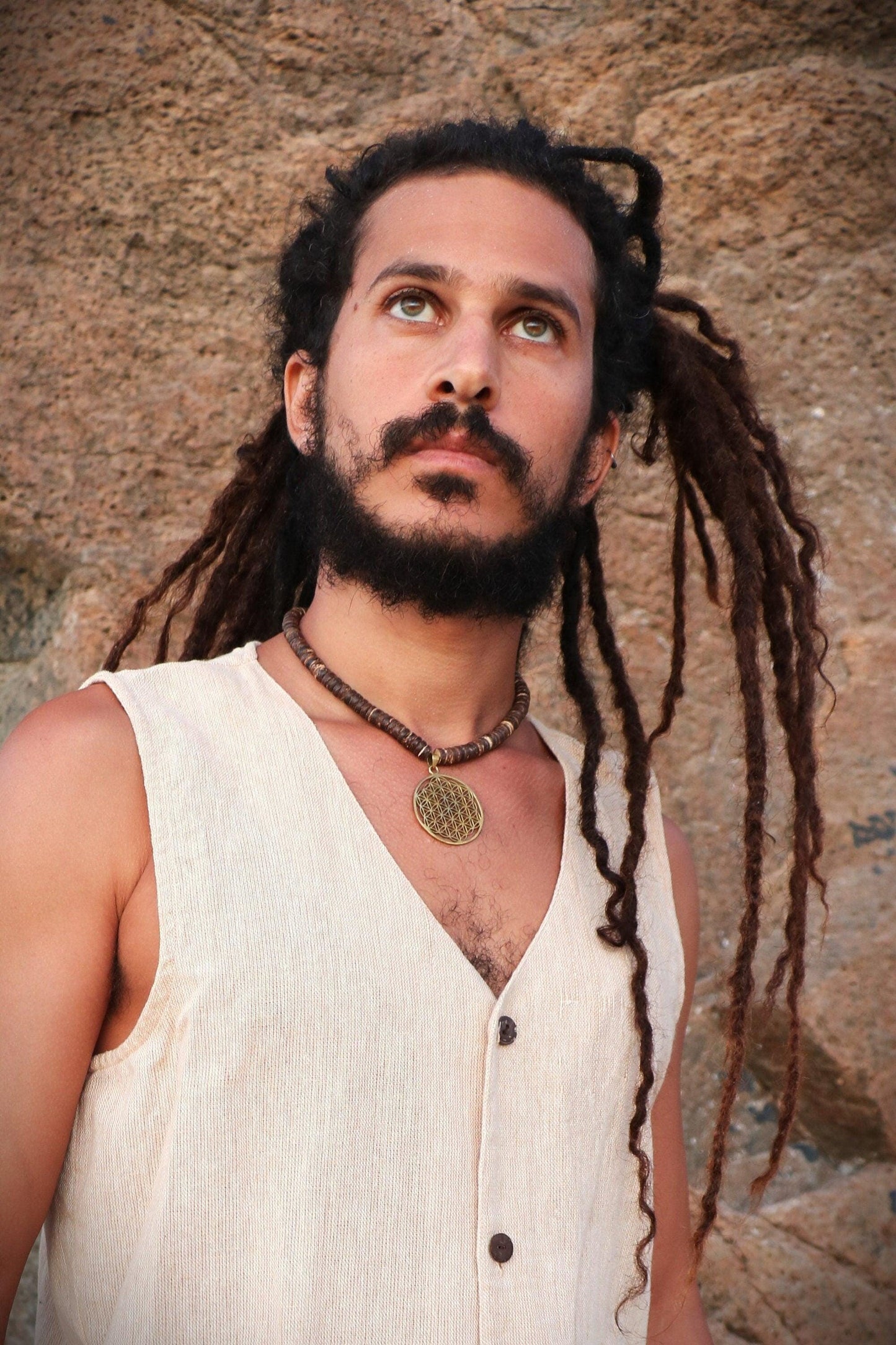 Coconut Sacred Symbols Necklace