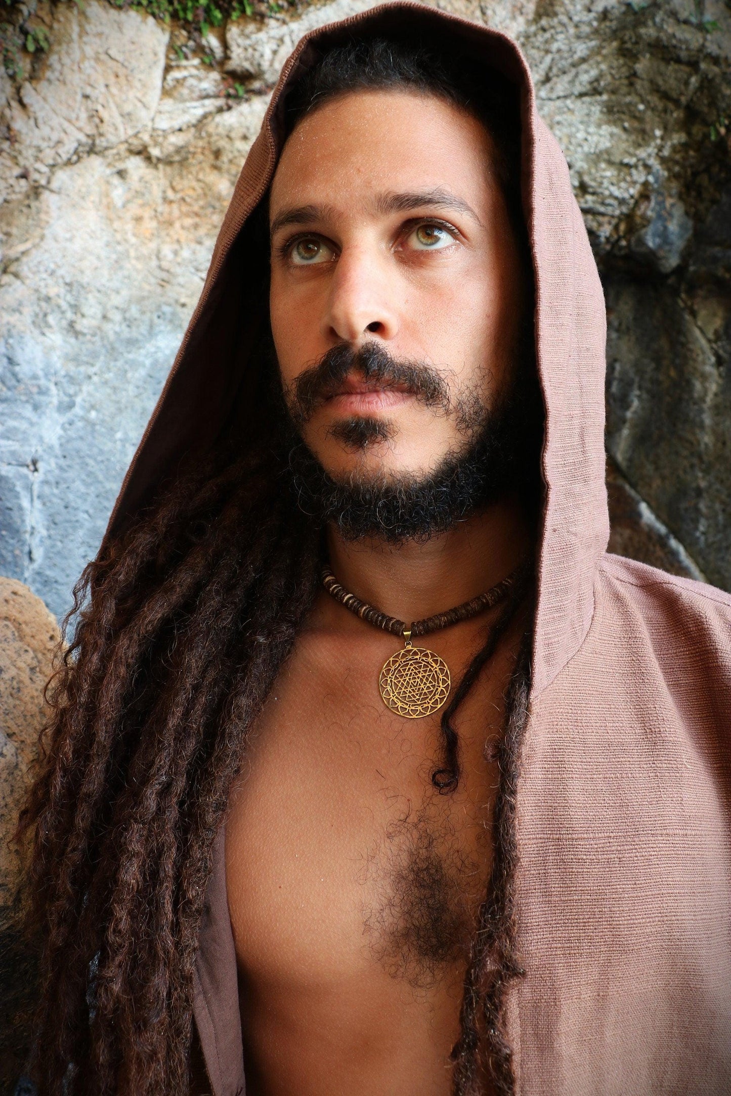 Coconut Sacred Symbols Necklace