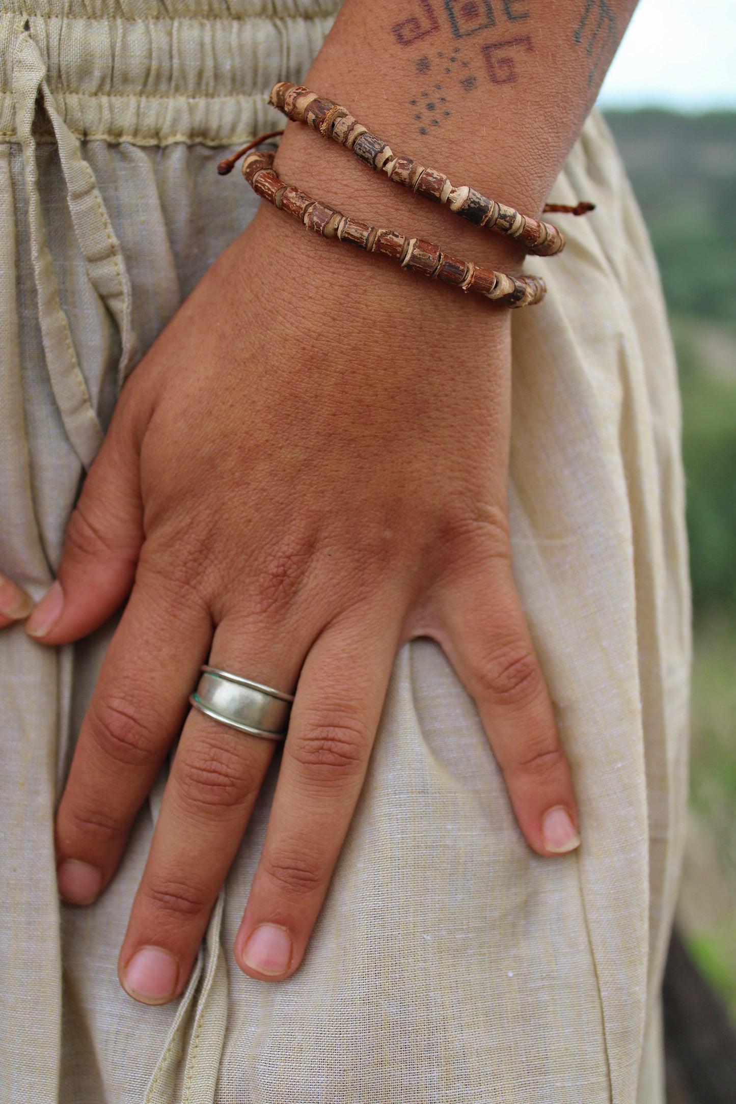 Tulsi Wood Bracelet