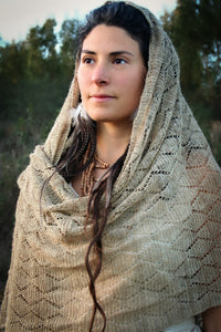 Big Nettle Yarn Shawl
