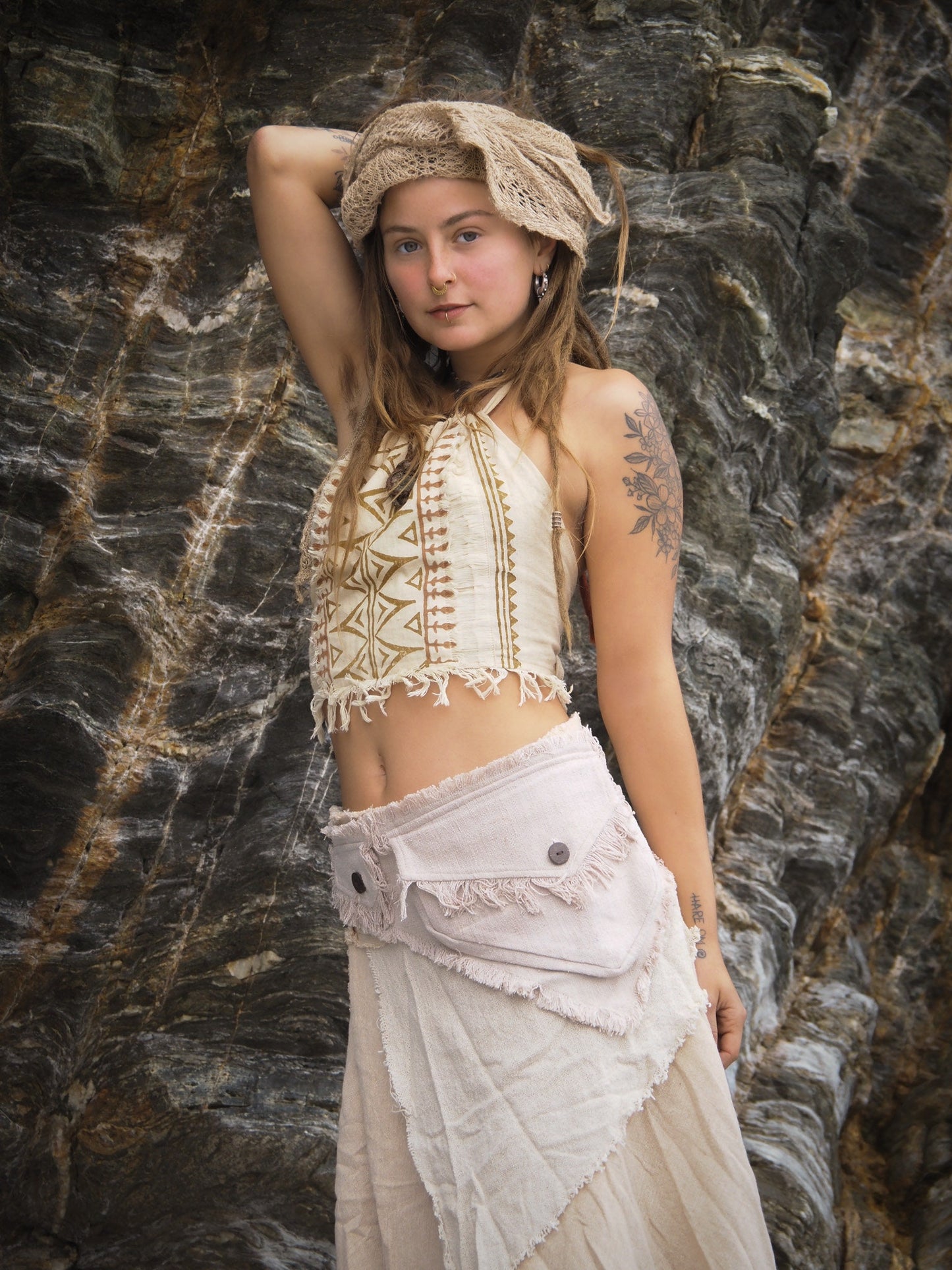 Tribal Raw Silk Pocket Belt, Fringed Pocket Belt, Raw Silk Pocket Belt, Bum bag, Waist Bag, Belt Bag, Festival Bag, Hippie, Psytrance, Yoga