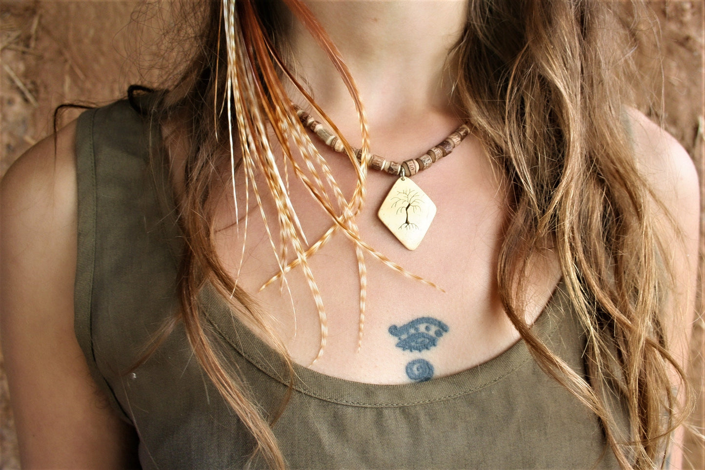 Tree of Life Tulsi Necklace