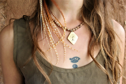Tree of Life Tulsi Necklace