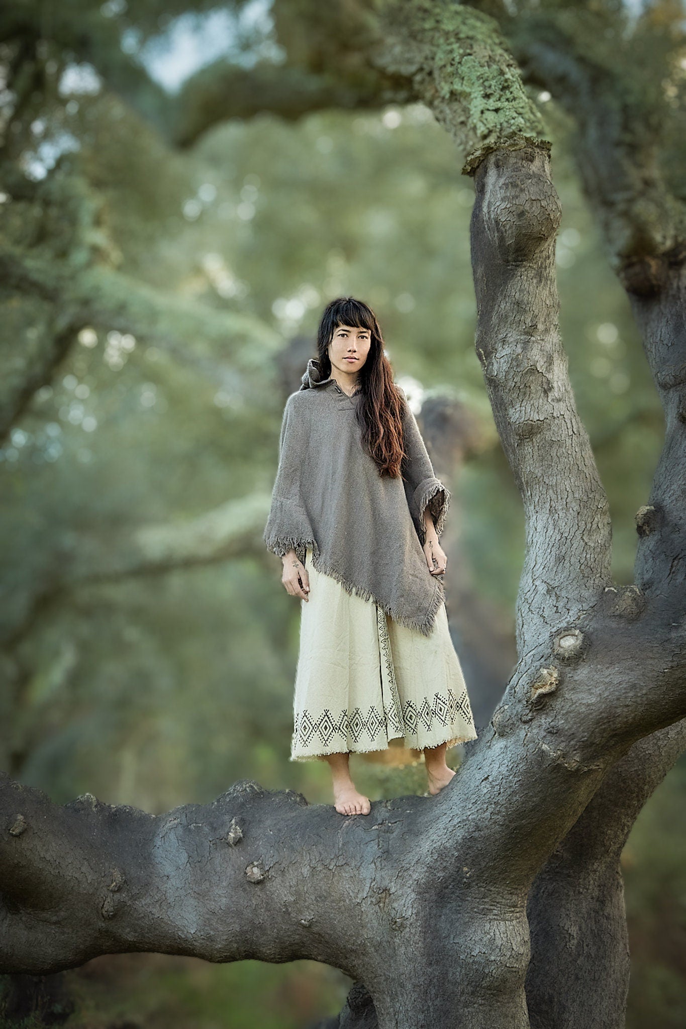 Unisex Wool Poncho