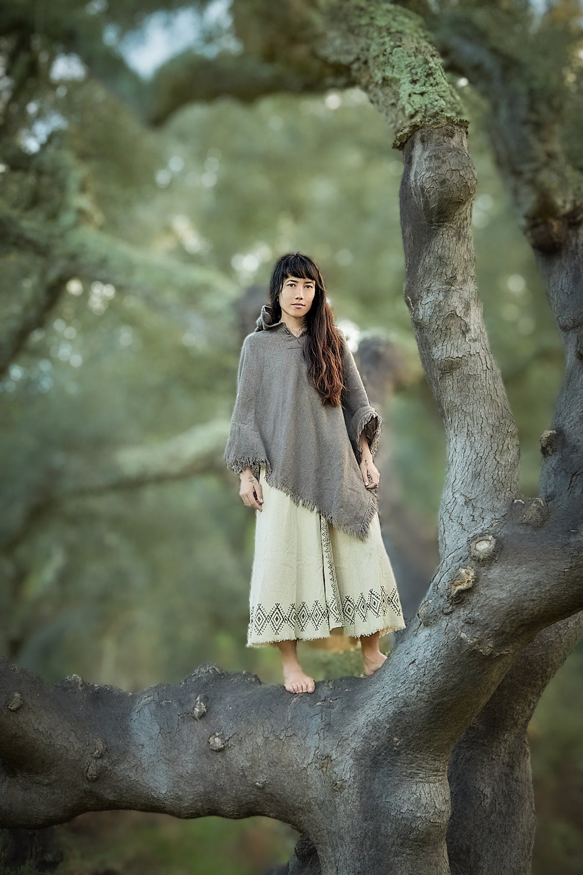 Unisex Wool Poncho