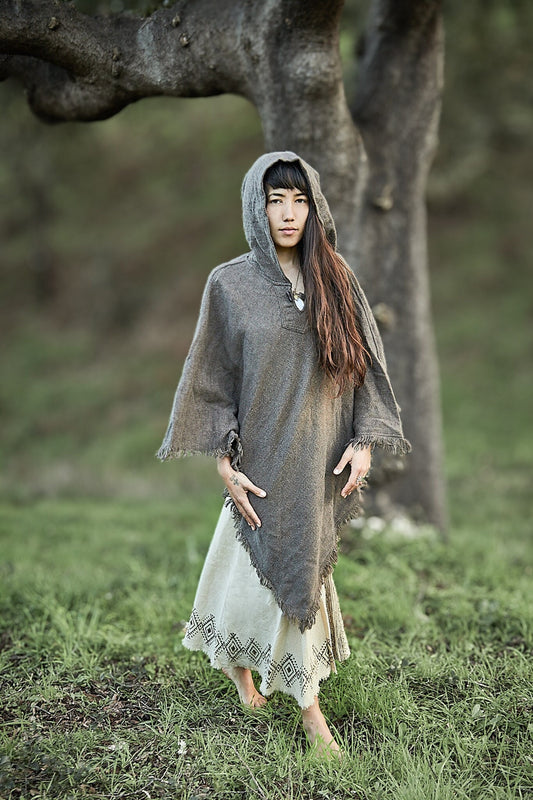 Unisex Wool Poncho
