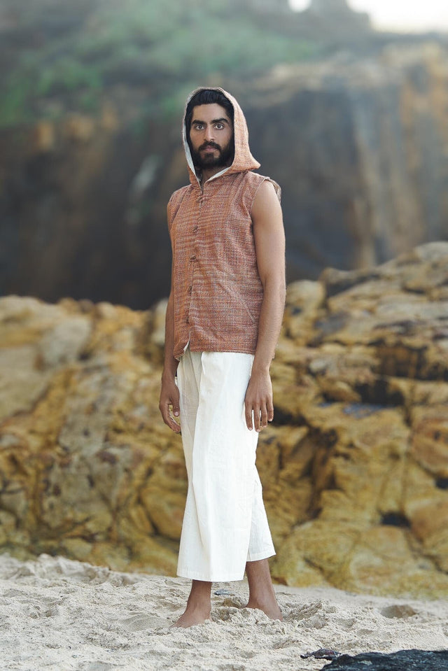 Natural Cotton Fisherman Pants
