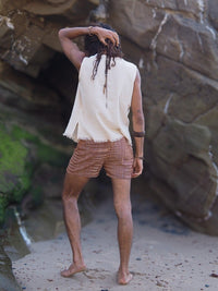 Natural Cotton Men Shirt, Cotton Shirt, Ceremonial Shirt, Eco-friendly Shirt, Boho Shirt, Men Vest, Casual Vest, Gypsy Vest, Gift for Him