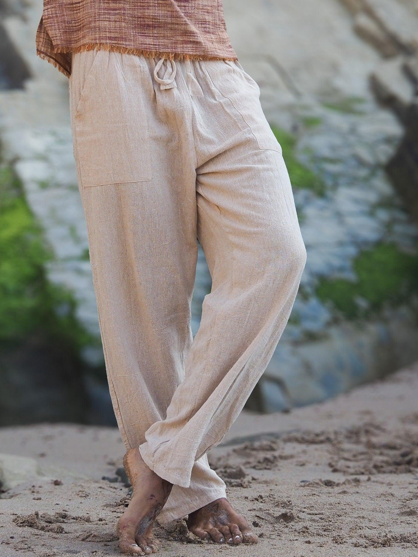 Natural Jute Pants