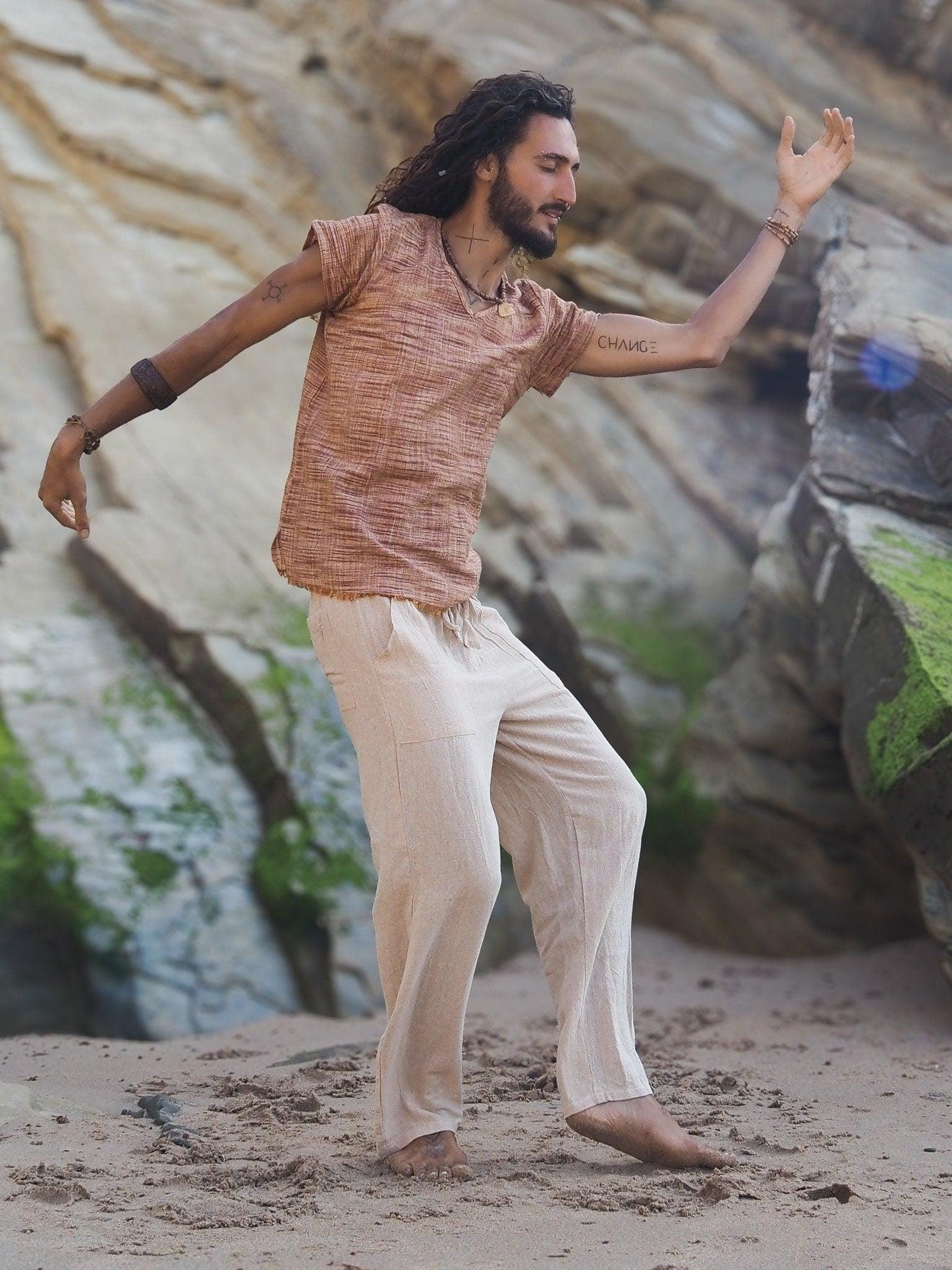 Natural Jute Pants