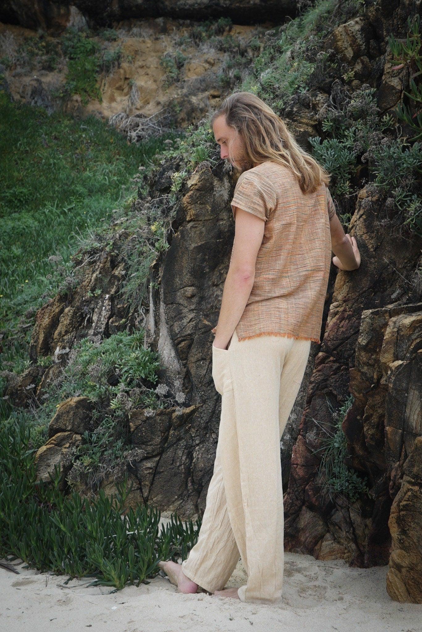 Natural Jute Pants