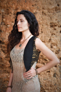 Organic African Mud Cloth Vest