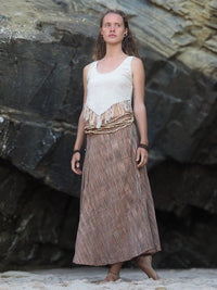 Khadi Wrap Skirt, Wrap Skirt, Khadi Clothing, Loose Maxi Skirt, Hippie Skirt, Natural Clothing, Boho Skirt, Hand Loomed Skirt, Oversize