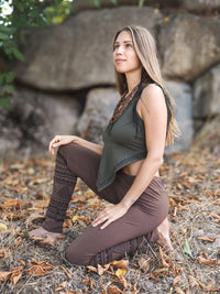 Organic Tribal Block Print Leggings