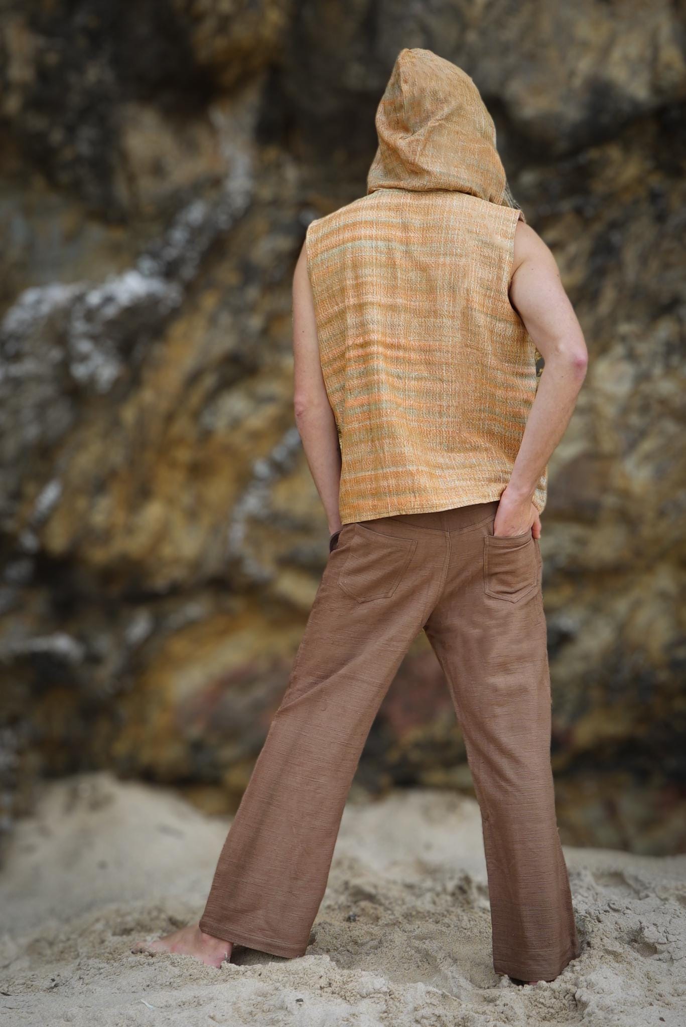 Natural Dye Men Pants