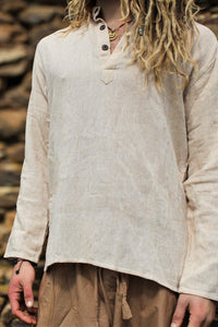Natural Jute Men Shirt