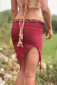 Women Pixie Skirt, Earthy Clothing, Festival Skirt, Green Mini Skirt, Fairy Skirt, Psy Trance Goa, Boho Clothing, Hippie Skirt, Elven