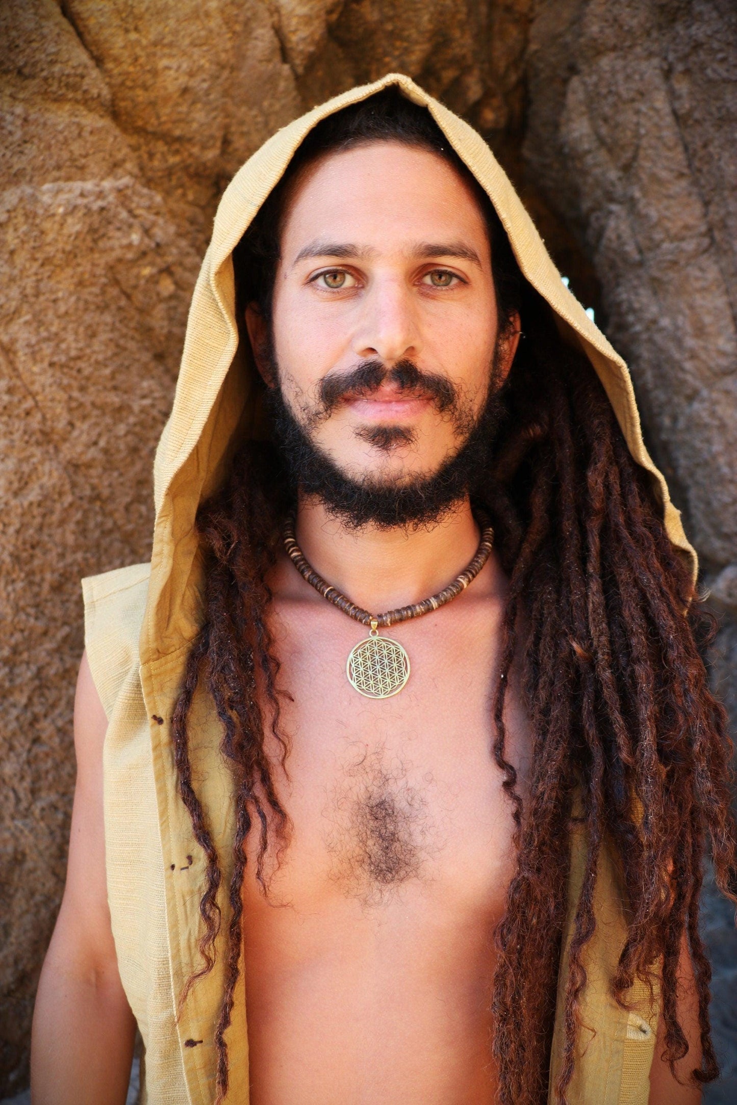 Coconut Sacred Symbols Necklace