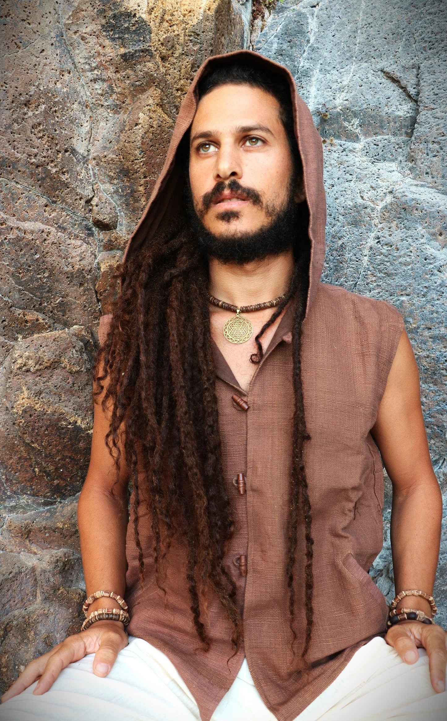 Coconut Sacred Symbols Necklace