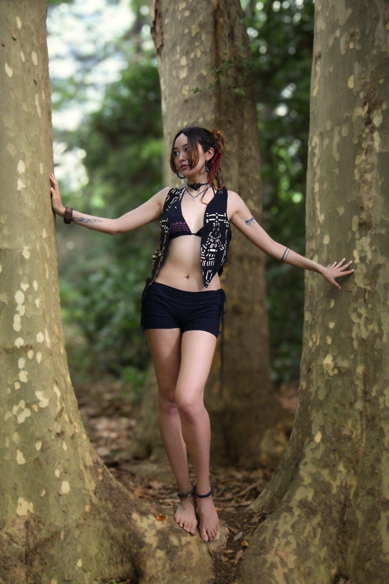 Organic African Mud Cloth Vest