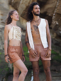 Natural Cotton Men Shirt, Cotton Shirt, Ceremonial Shirt, Eco-friendly Shirt, Boho Shirt, Men Vest, Casual Vest, Gypsy Vest, Gift for Him