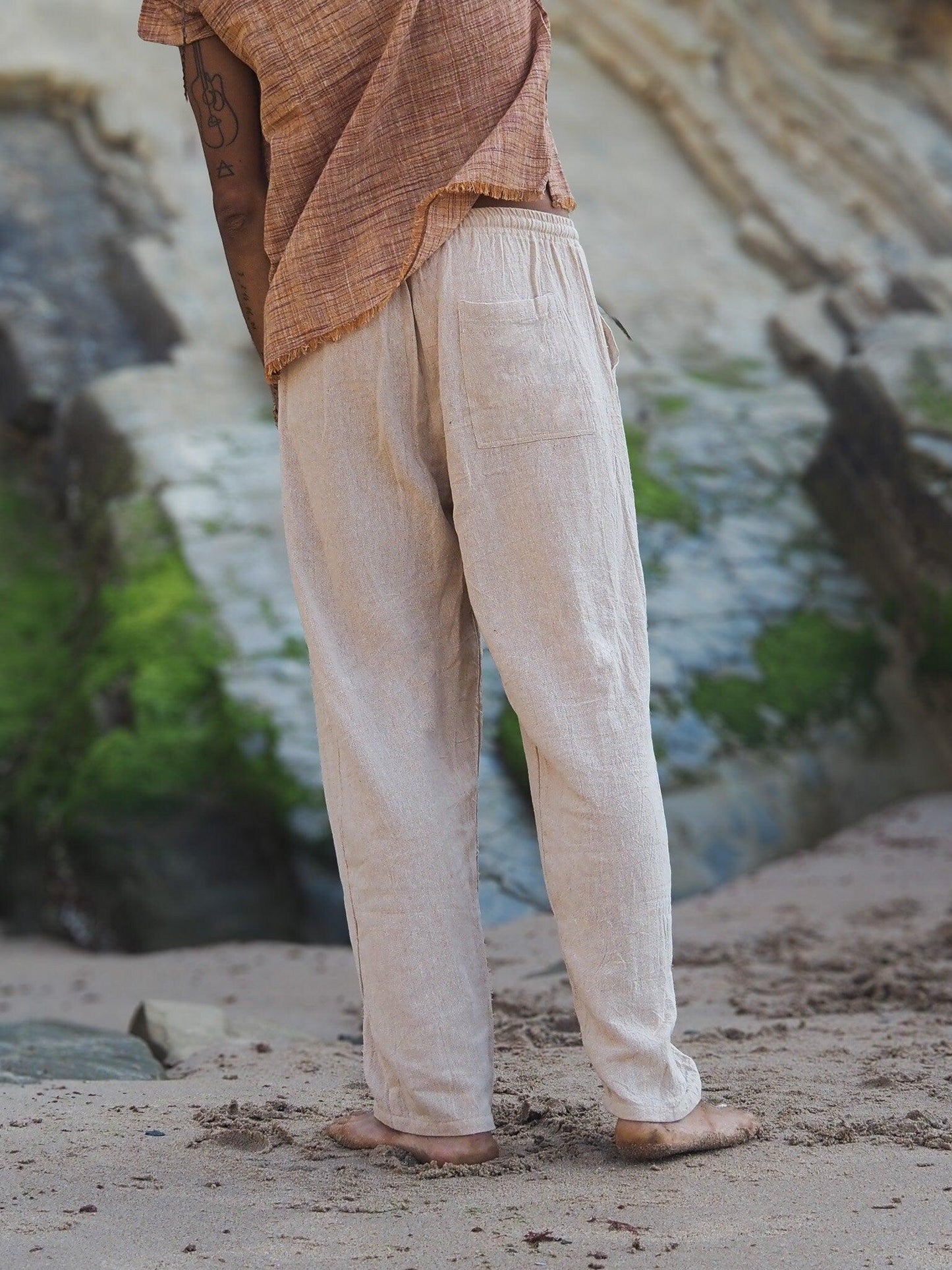 Natural Jute Pants