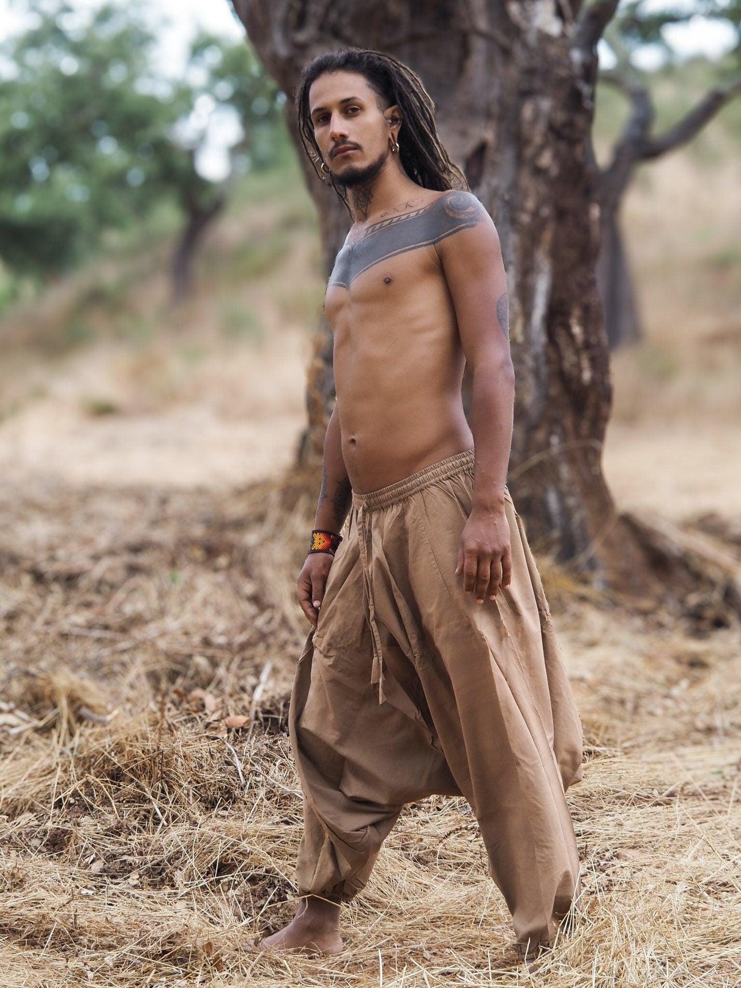 Natural Dye Afghani Pants