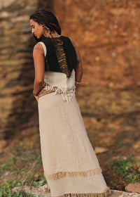 Organic African Mud Cloth Vest