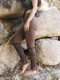 Organic Tribal Block Print Leggings