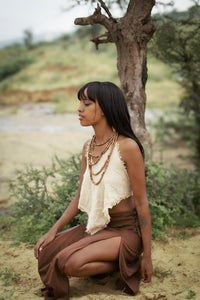 Earthy Jute Halter Top