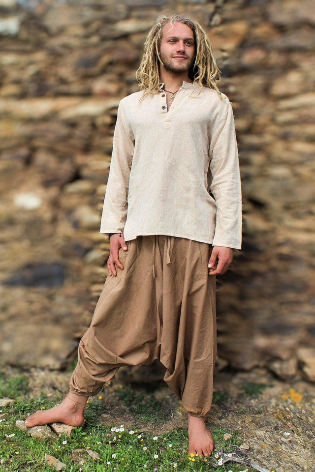 Natural Jute Men Shirt